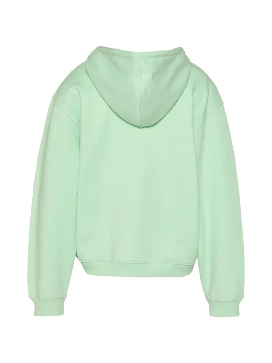 Sweat Vert Femme Schott SWHBRODEDW 3