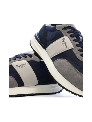 Baskets Bleu Homme Pepe jeans Buster Supra 7