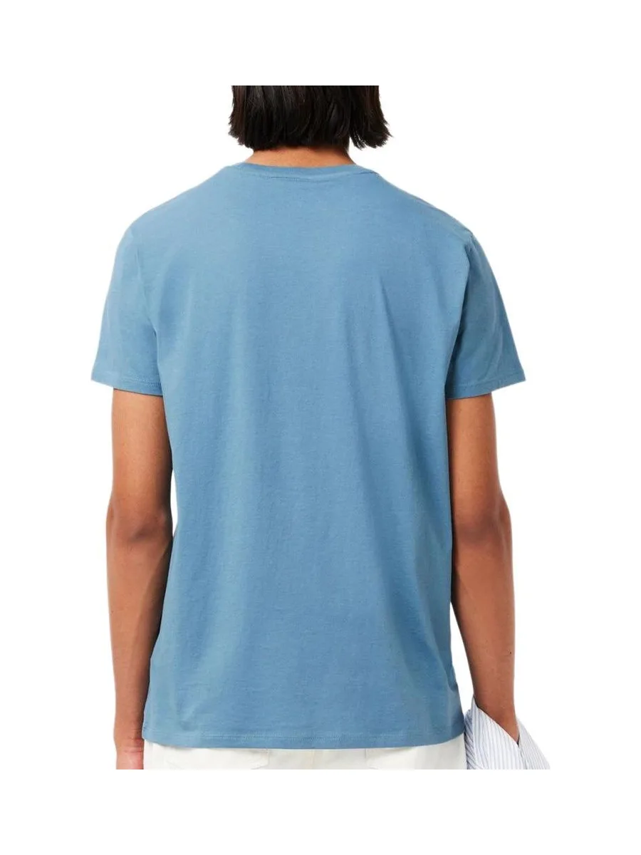 T-shirt Bleu Homme Lacoste TH6709 3