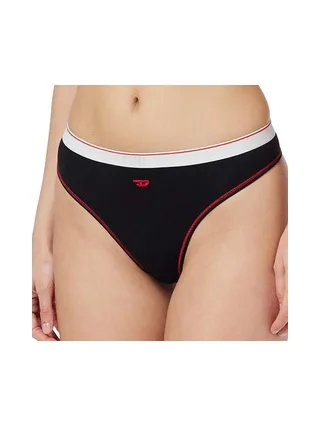 String Noir/Rouge Femme Diesel Perizoma 1