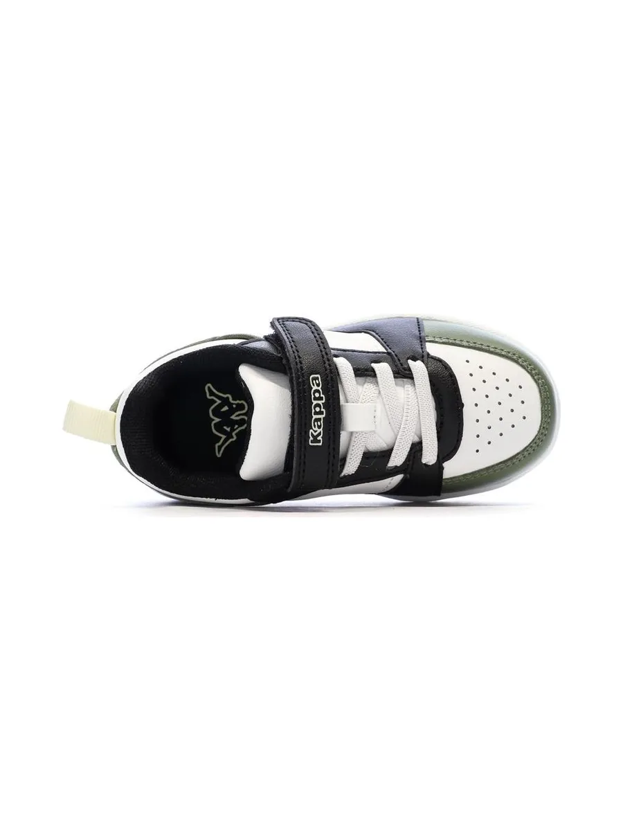 Baskets Blanc/Vert Garçon Kappa Logo Shay 1.0 5