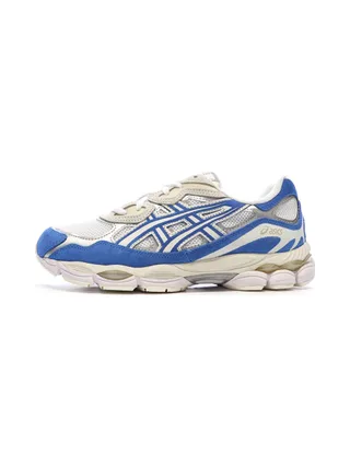 Baskets Blanches/Bleu Homme Asics Gel-nyc 1