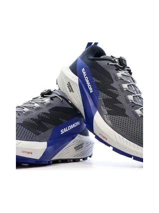 Chaussures de Trail Gris/Bleu Homme Salomon Sense Ride 5 7