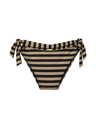 Bas de maillot de bain Doré/Noir Femme Grain de Sable Vogue 2