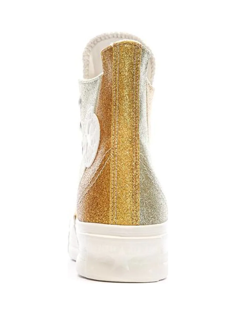 Baskets Dorées Femme Converse Chuck 70 Plus A08176C 4