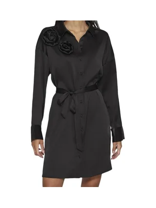 Robe Noir Femme Vila Vimedina Rose 1