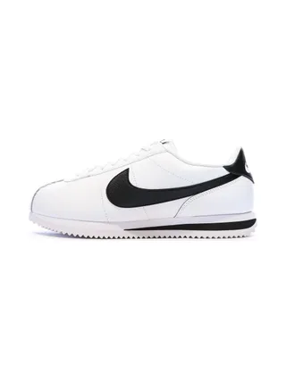 Baskets Blanc/Noir Homme Nike Cortez 1