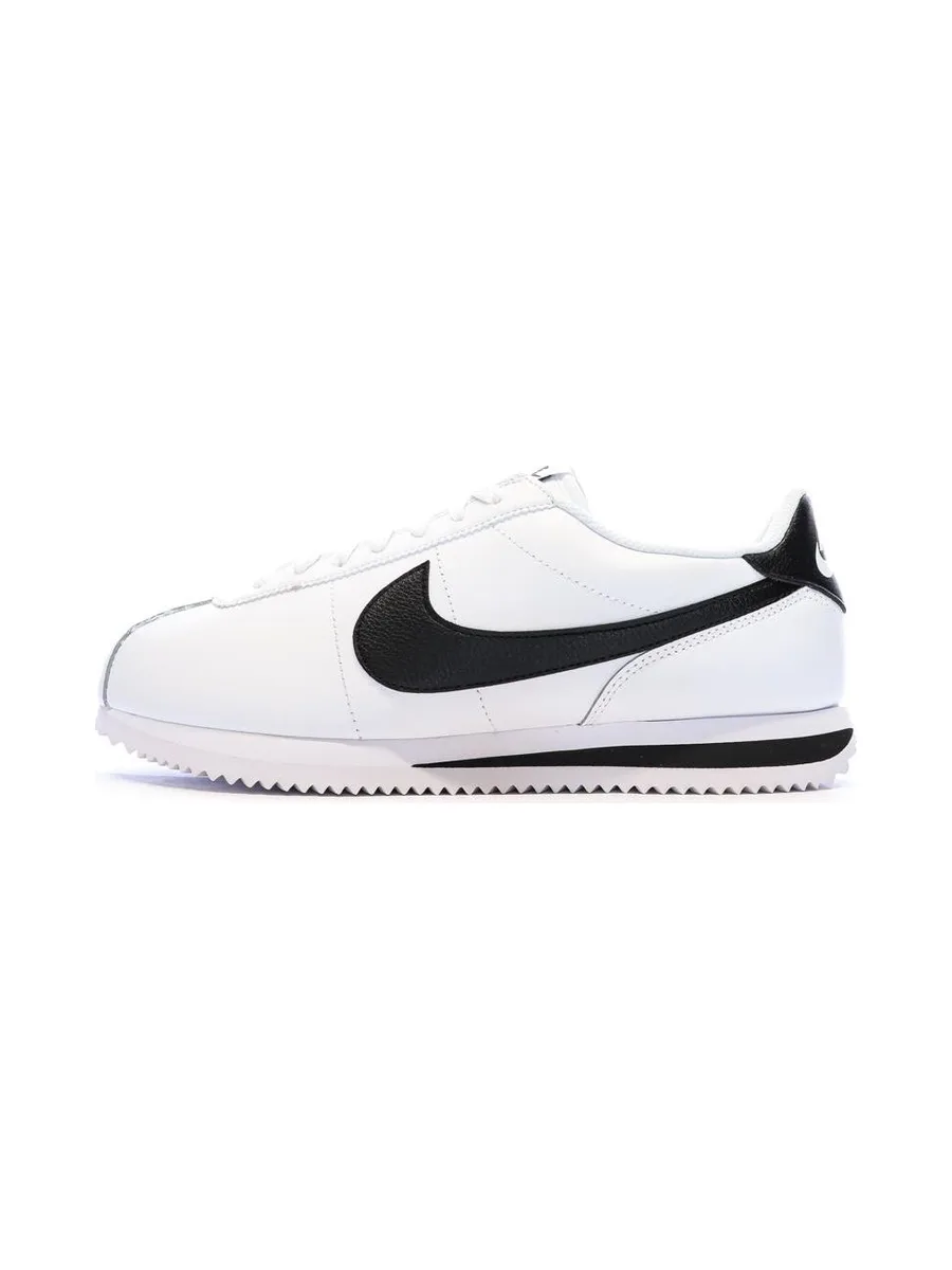 Baskets Blanc/Noir Homme Nike Cortez 2