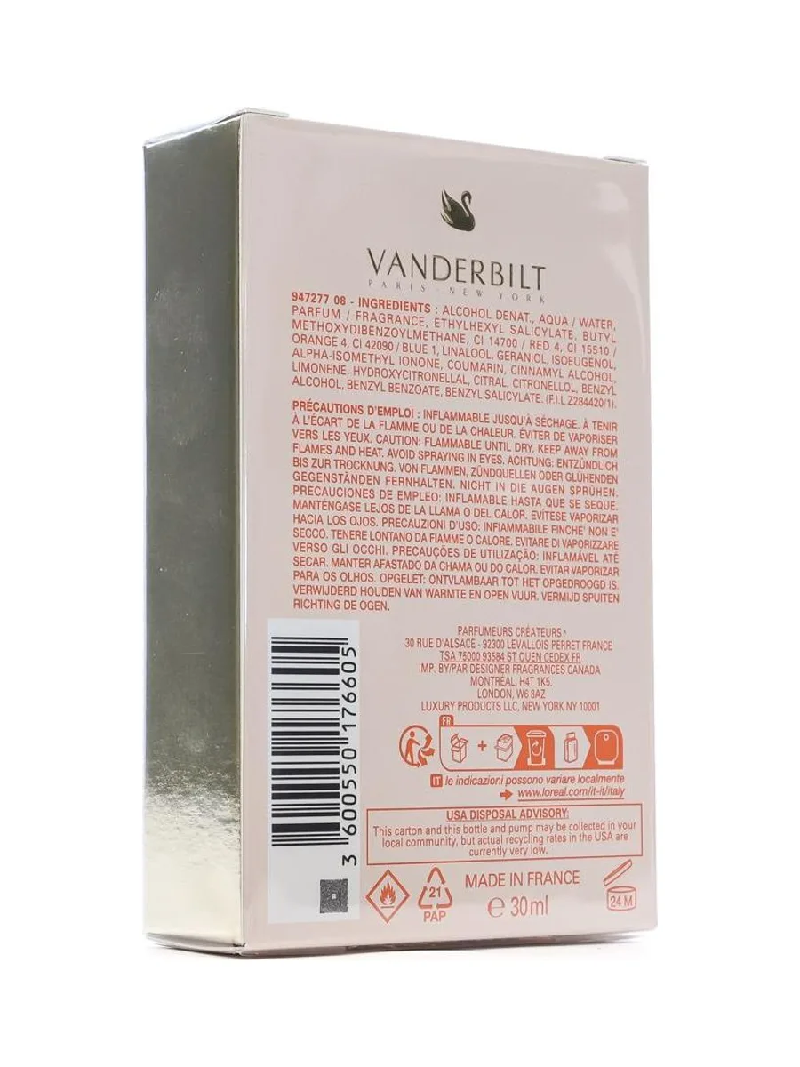 Eau de Toilette Miss Vanderbilt Gloria Vanderbilt Miss 3