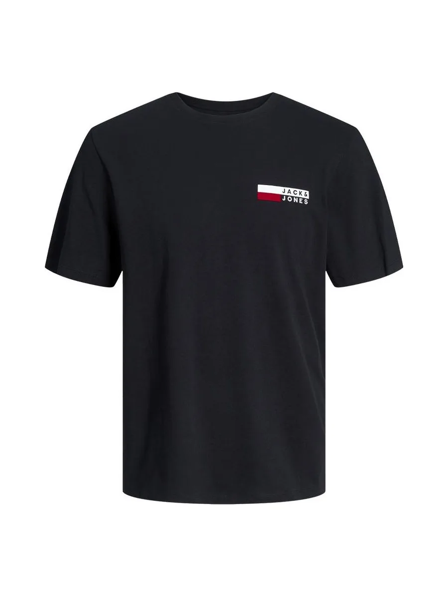 T-Shirt Noir Garçon Jack & Jones Corp 3