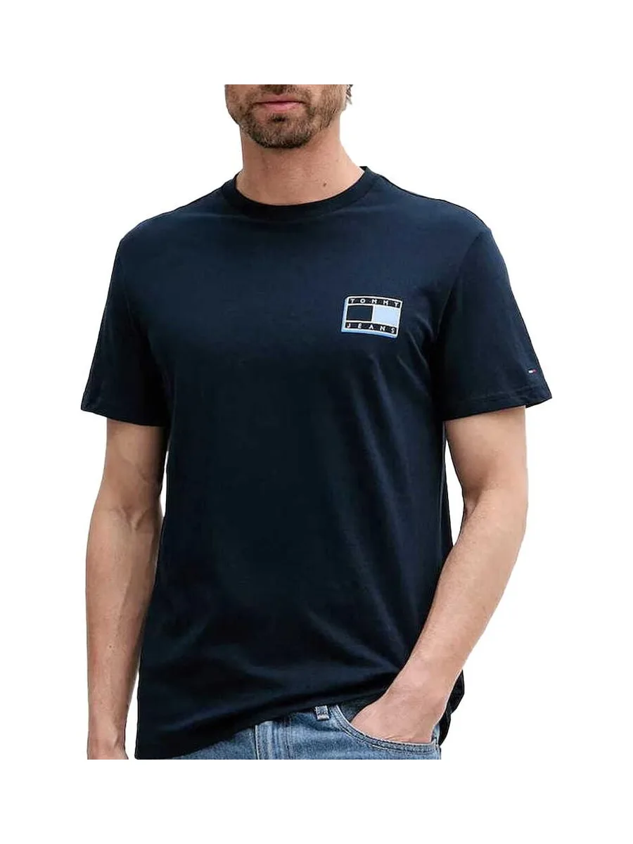 T-Shirt Marine Homme Tommy Hilfiger Color 2