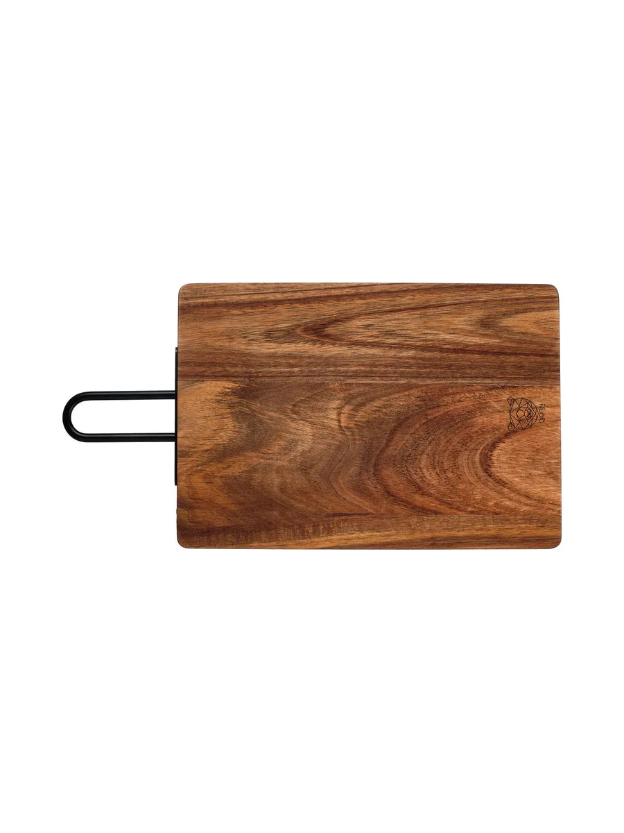 Planche à découper en bois d'acacia STINE - 33 x 23cm 3