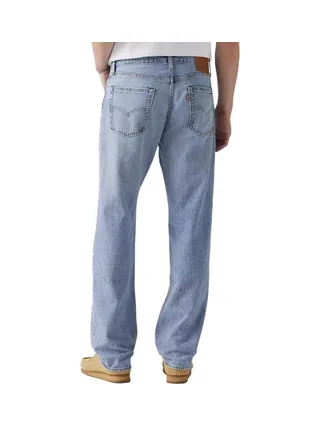 Jean 555 Bleu Délavé Homme Levi's Relaxed Straight 000LO 2