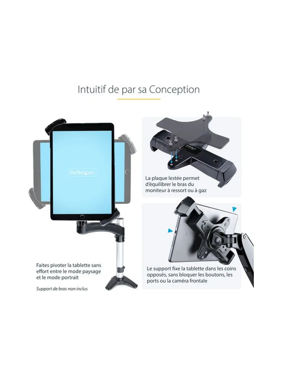 VESA Mount Adapter for Tablets Lockable 14