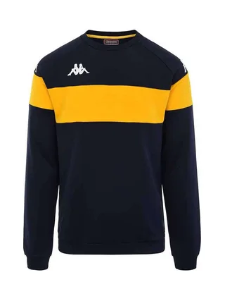 Sweat Marine/Jaune Homme Kappa Dido 1