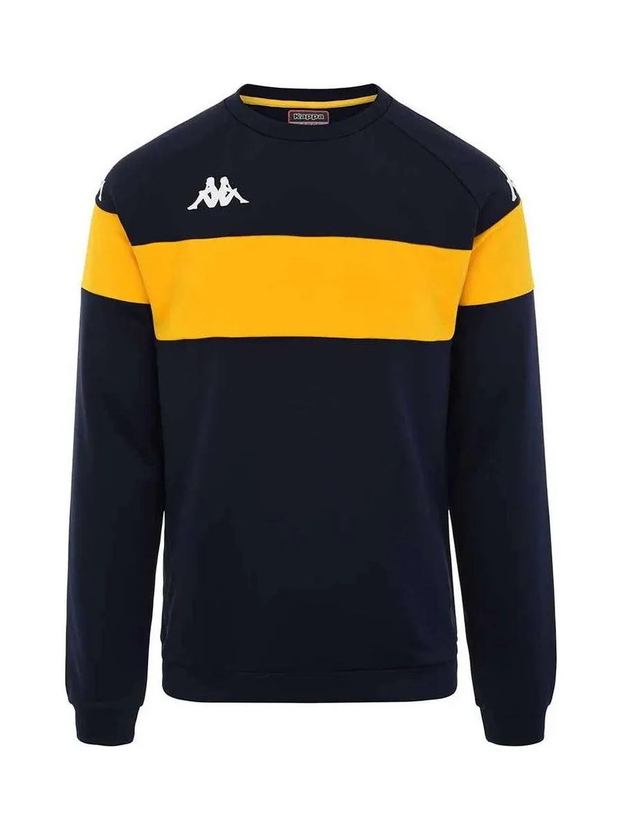 Sweat Marine/Jaune Homme Kappa Dido 2