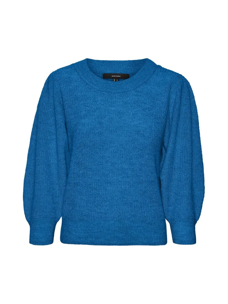 Pull Bleu Femme Vero Moda Vigga 2