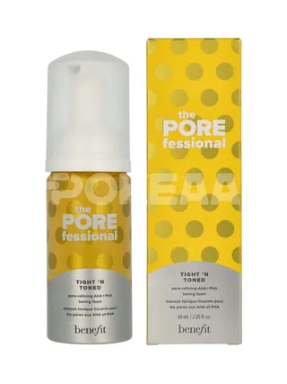 Benefit The Porefessional Tight 'N Toned AHA+PHA Toning Foam 60ml 1