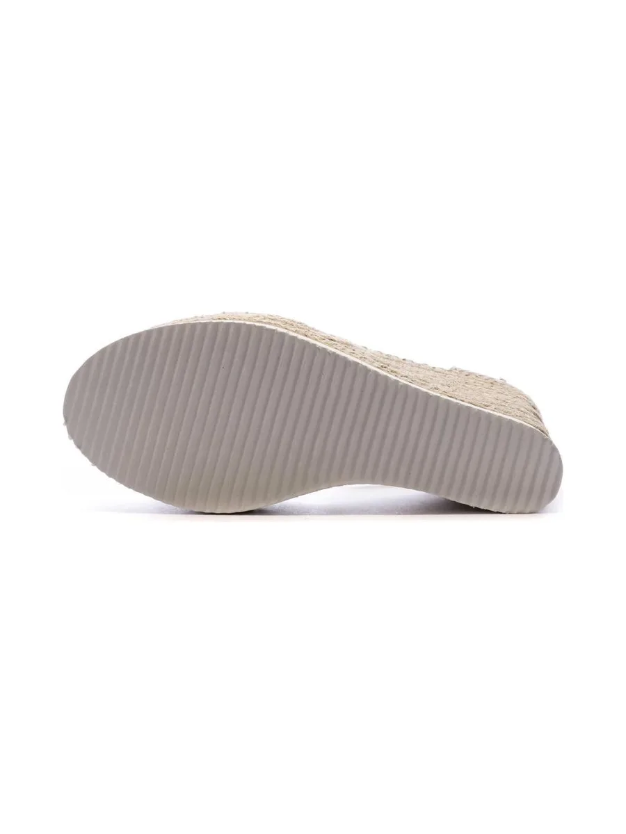 Sandales Compensées Beige Femme Beppi 5