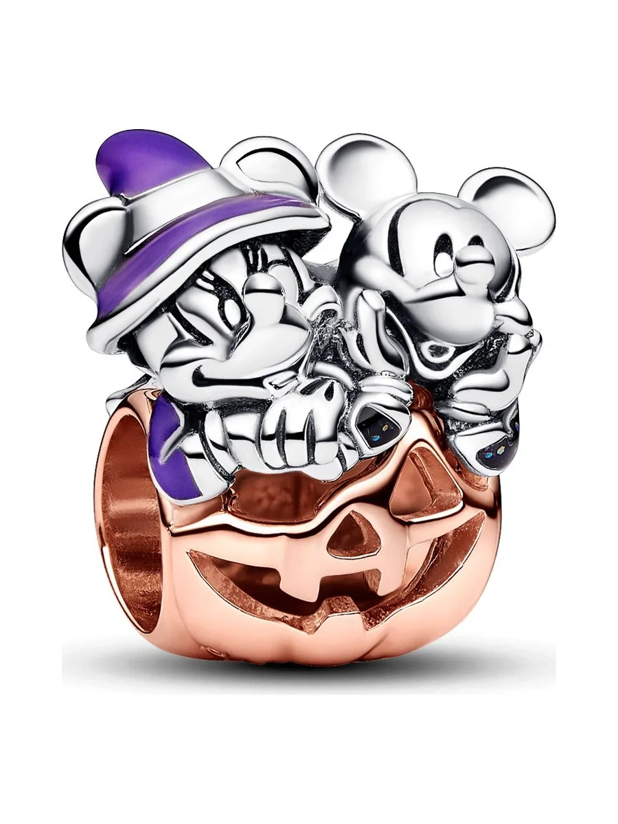 Pandora - Charm Citrouille Disney Mickey Mouse & Minnie Mouse Halloween 1