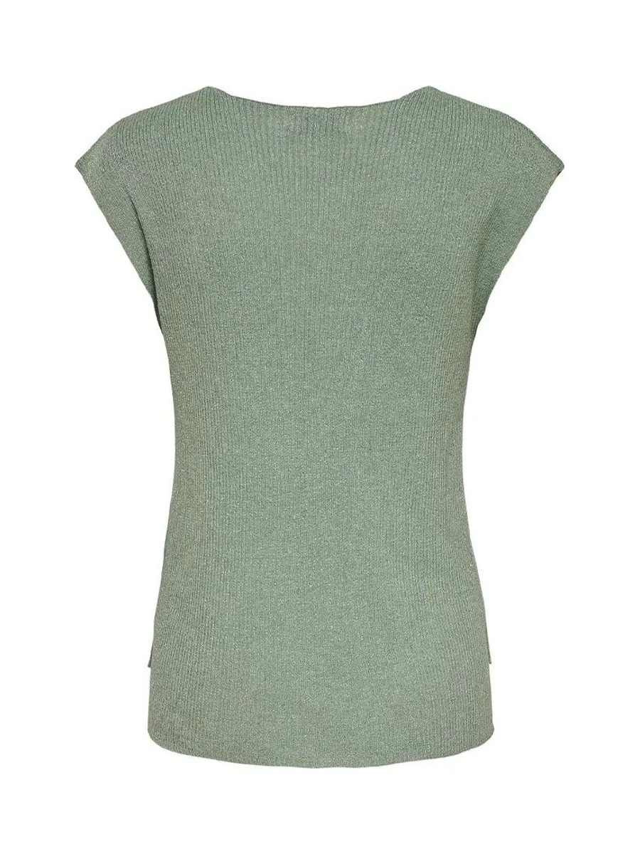 T-Shirt Vert Femme JDY New Behave 3