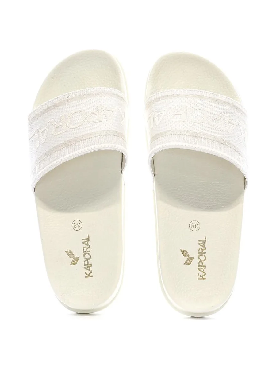 Claquettes Beige Femme Kaporal Tapioca 4