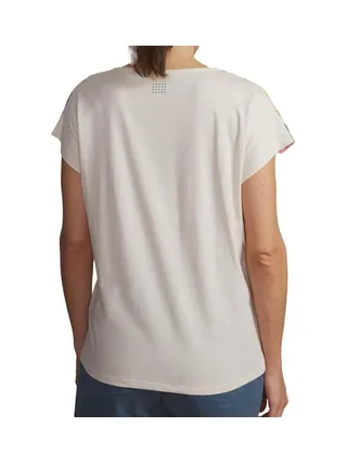 T-Shirt Blanc Femme TBS Navy 2