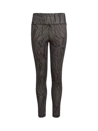 Legging Gris Zèbre Fille 7/8 Adidas Tight 1