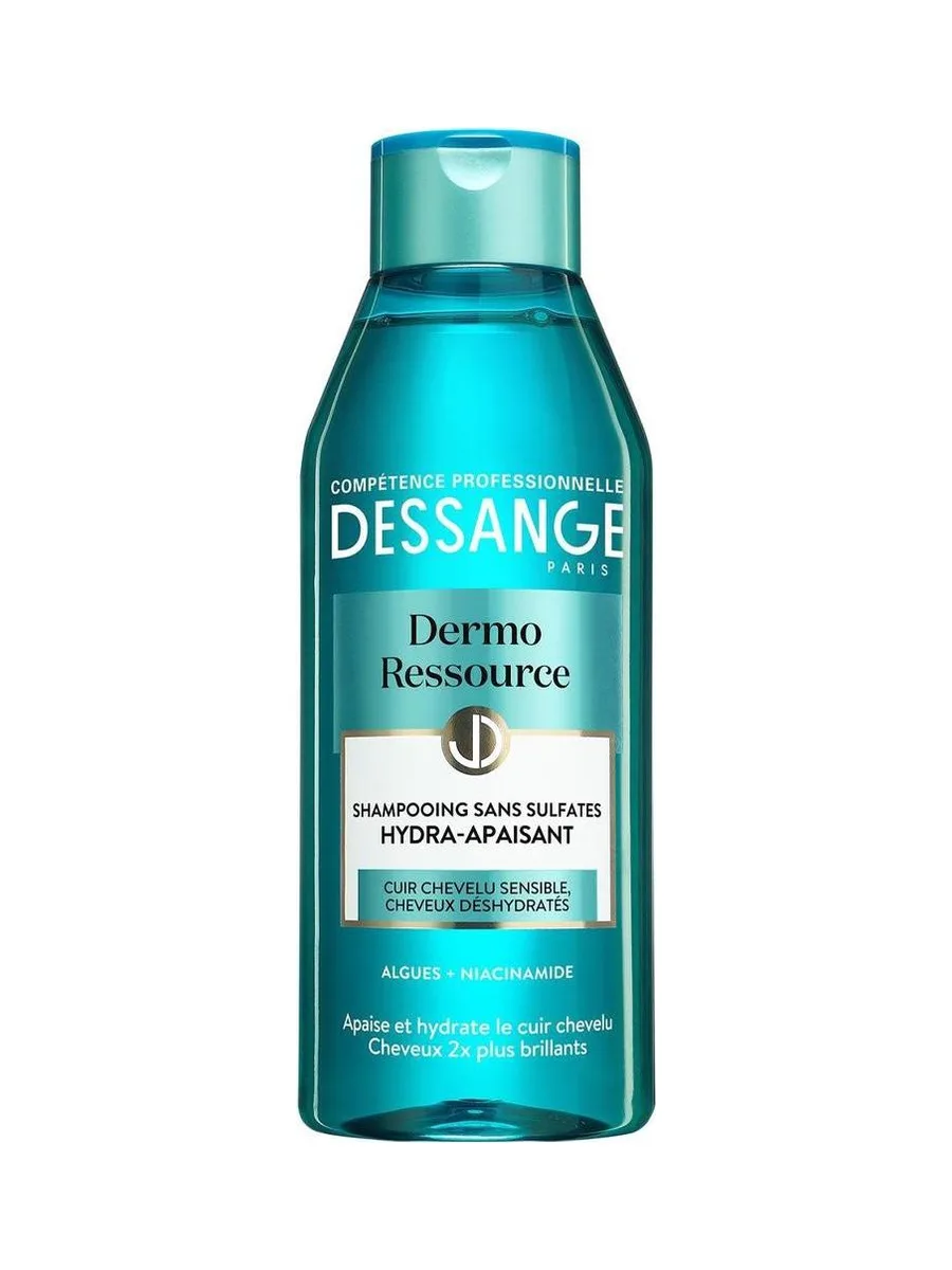 Shampoing Hydra-apaisant DESSANGE Cuir chevelu sensible et Cheveux déshydratés Dermo Ressource 1
