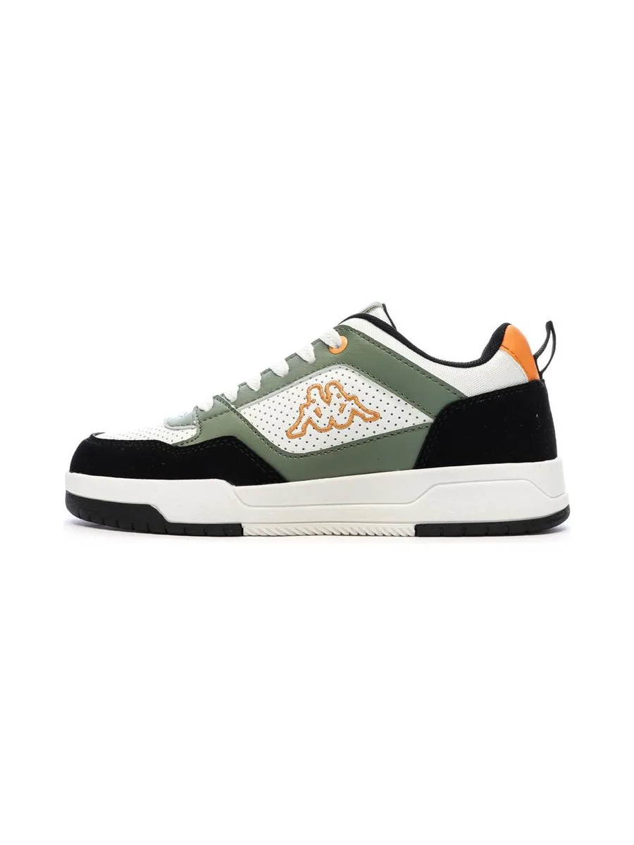 Baskets Blanc/Vertes/Noires Garçon Kappa Logo Manis 2