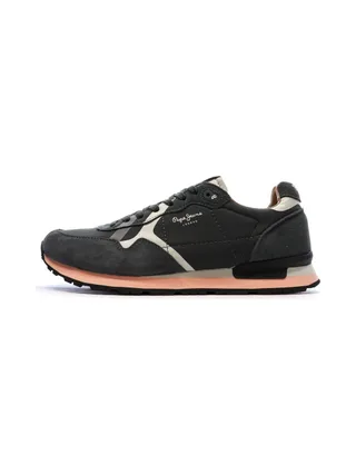 Baskets Noir/Rose Homme Pepe jeans Brit Prints 1