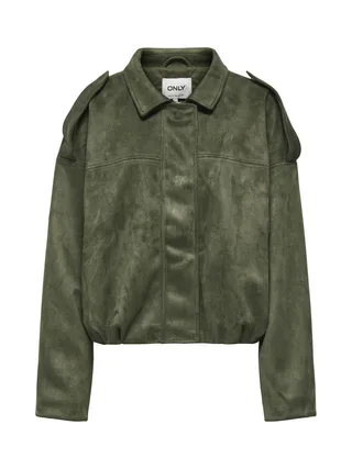 Veste Verte Femme Only Lamber 3