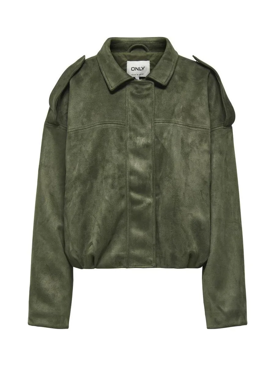 Veste Verte Femme Only Lamber 4