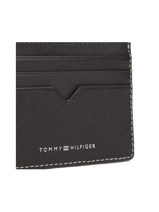 Portefeuille Noir Homme Tommy Hilfiger Saffianos0 3