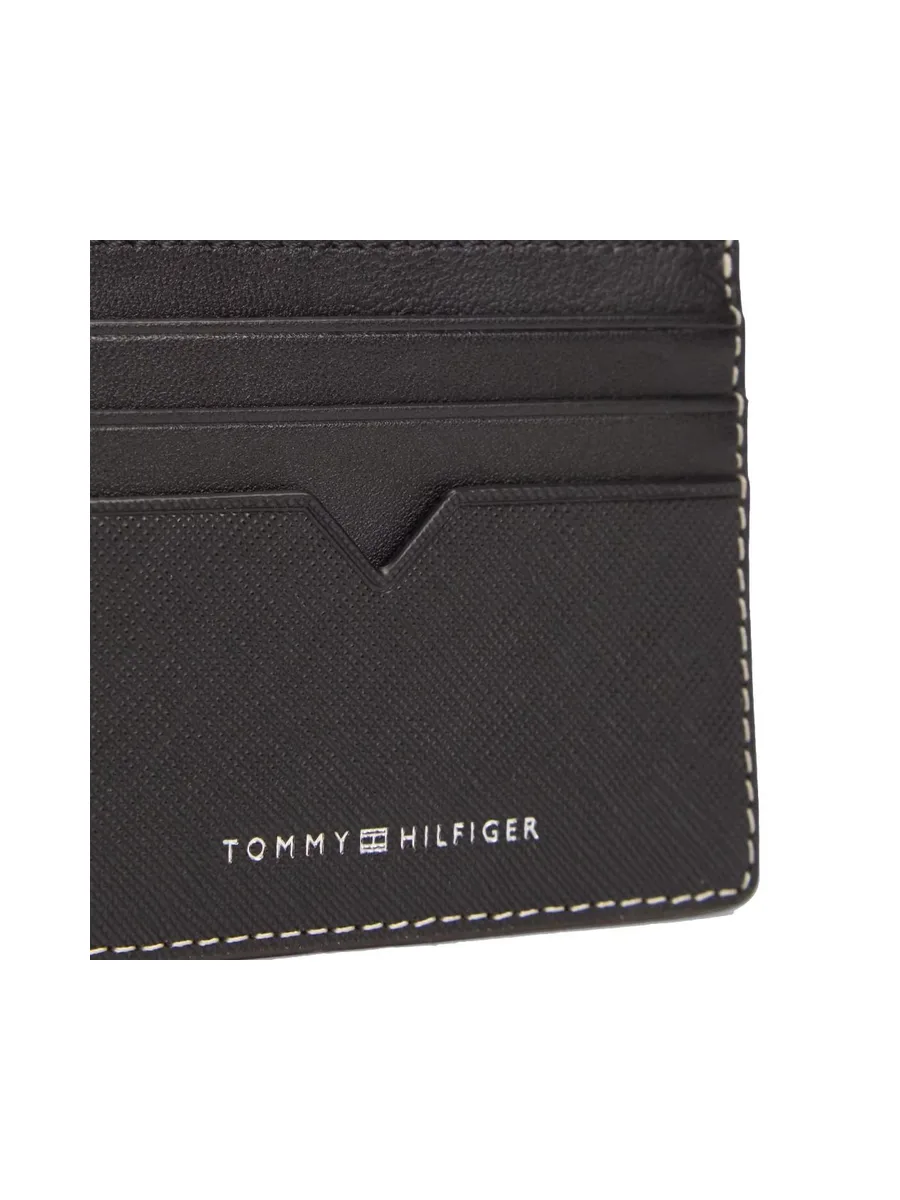 Portefeuille Noir Homme Tommy Hilfiger Saffianos0 4