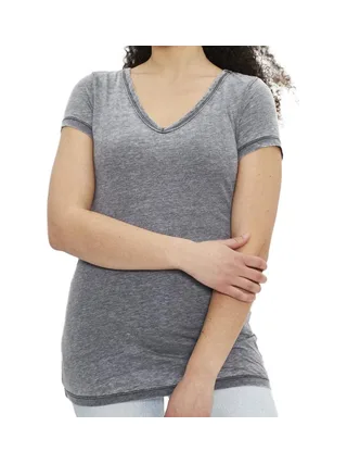 T-shirt Gris Femme Only Wrongly 1