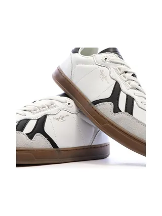 Baskets Blanches/Noires Homme Pepe jeans Ball 7