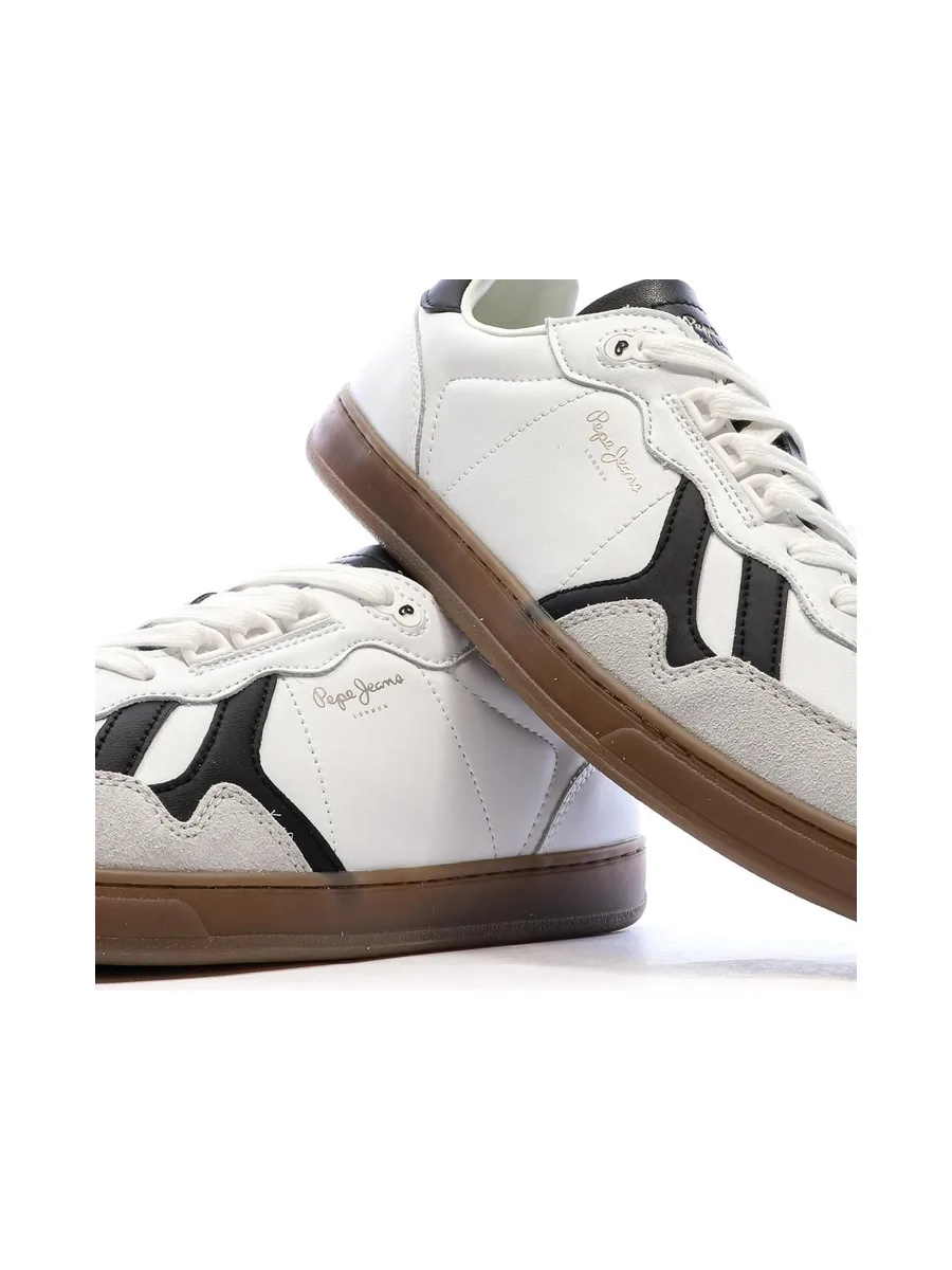 Baskets Blanches/Noires Homme Pepe jeans Ball 7