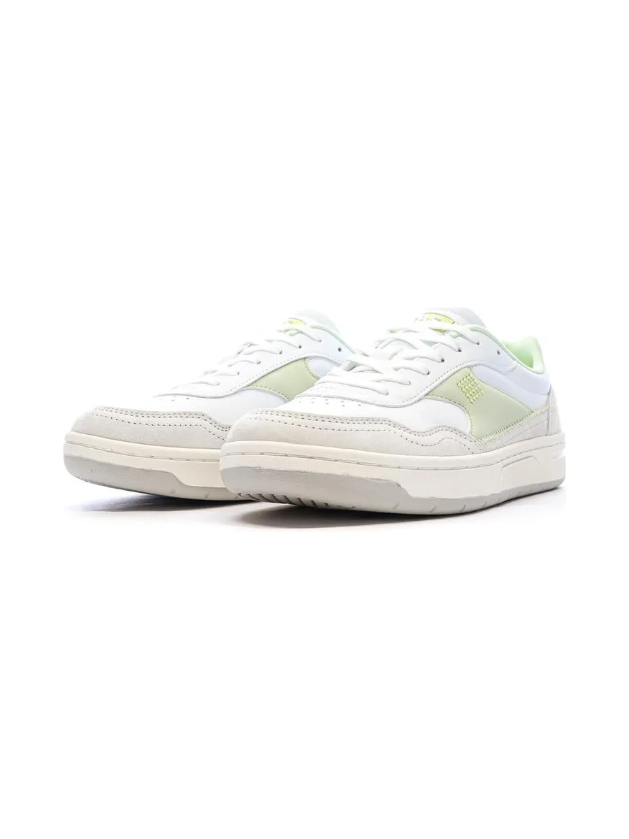 Baskets Blanc/Jaune Femme TBS ALMERIA 7