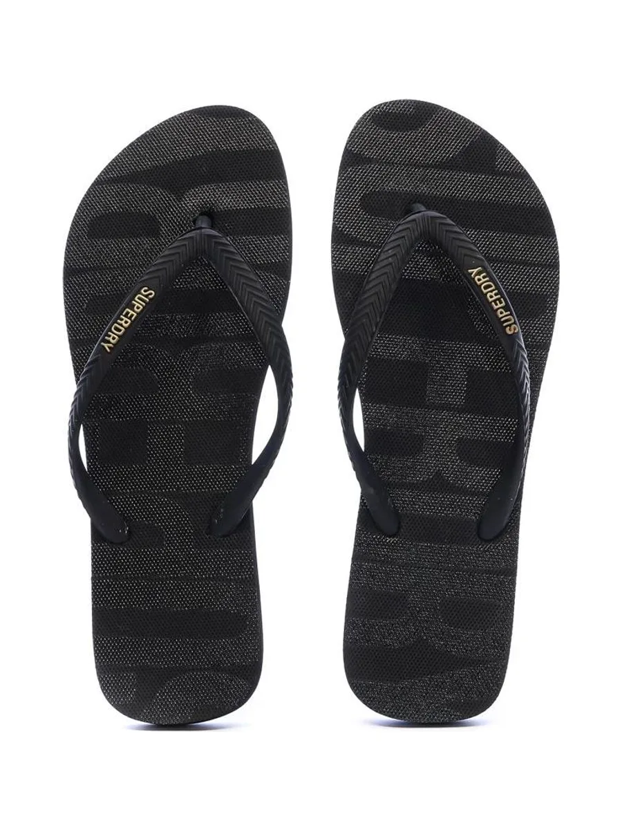 Tongs Noir Superdry Essental Flip Flop 4