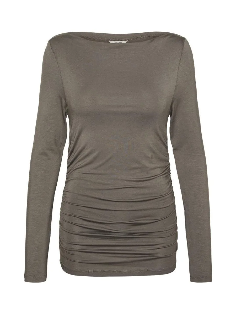 T-Shirt Taupe Femme Vero Moda Saanvi 2