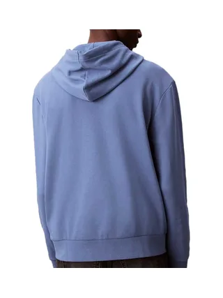 Sweat Bleu Homme Calvin Klein Jeans Badge 2