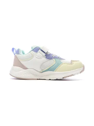 Baskets Blanc/Vert/Jaune Fille Le Coq Sportif Lsc Runner 2