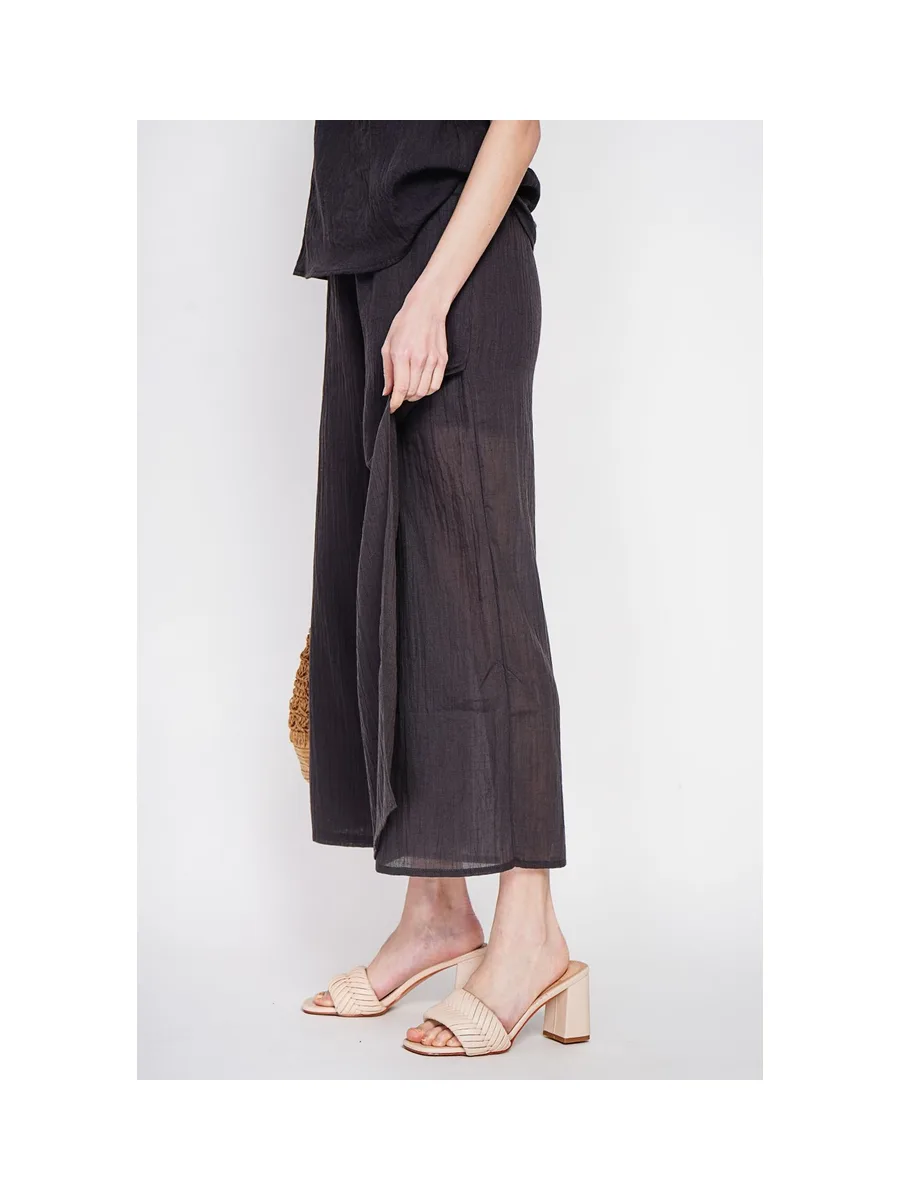 Pantalon taille haute style portefeuille 17