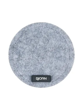 Sous-verre rond - 6 pièces - Feutre recyclé beige 10