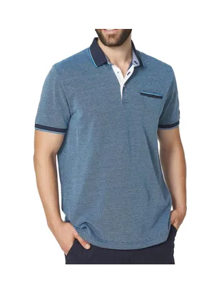 Polo Bleu Homme TBS THUANPO 1