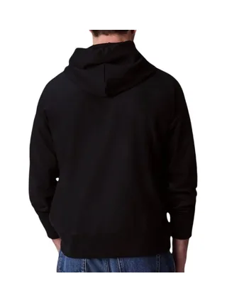 Sweat à Capuche Noir Homme Calvin Klein Jeans Premium Terry 2