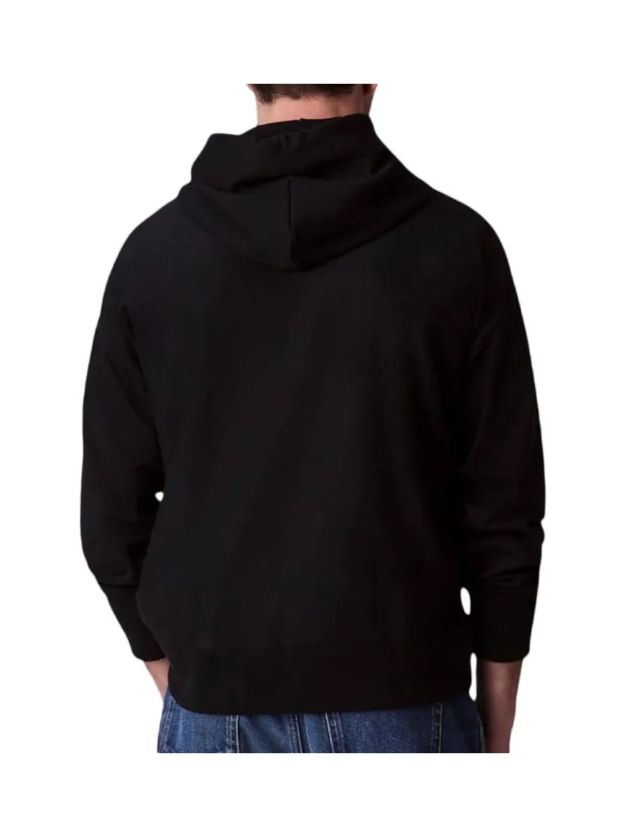 Sweat à Capuche Noir Homme Calvin Klein Jeans Premium Terry 3