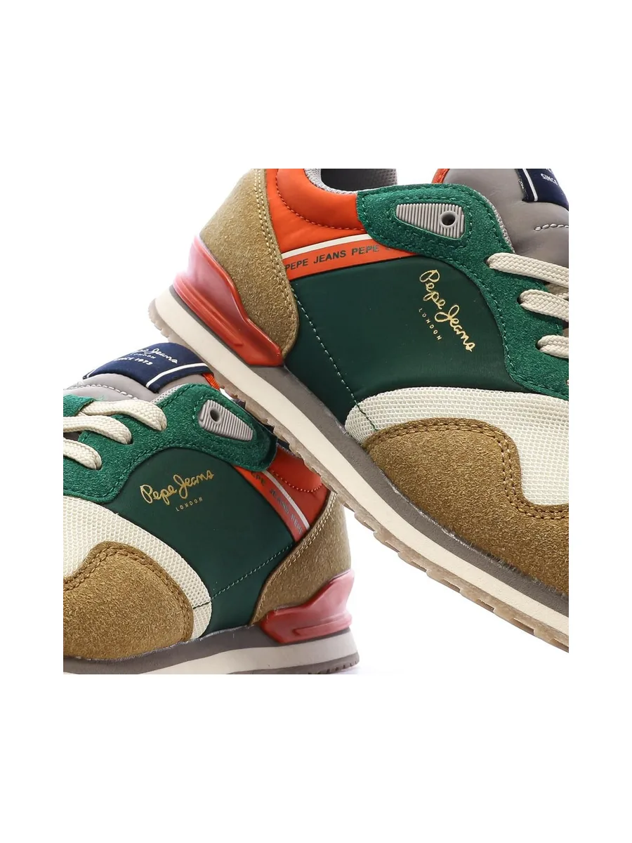 Baskets Beige/Vert Homme Pepe jeans London Life 8