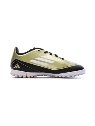 Chaussures de football Noires/Dorés Garçon Adidas F50 Club Tf J Mess 2